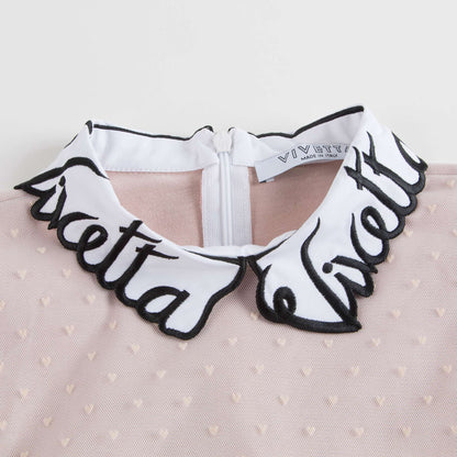 女童浅粉色连衣裙