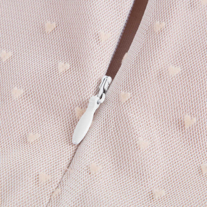 女童浅粉色连衣裙