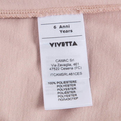 女童浅粉色连衣裙