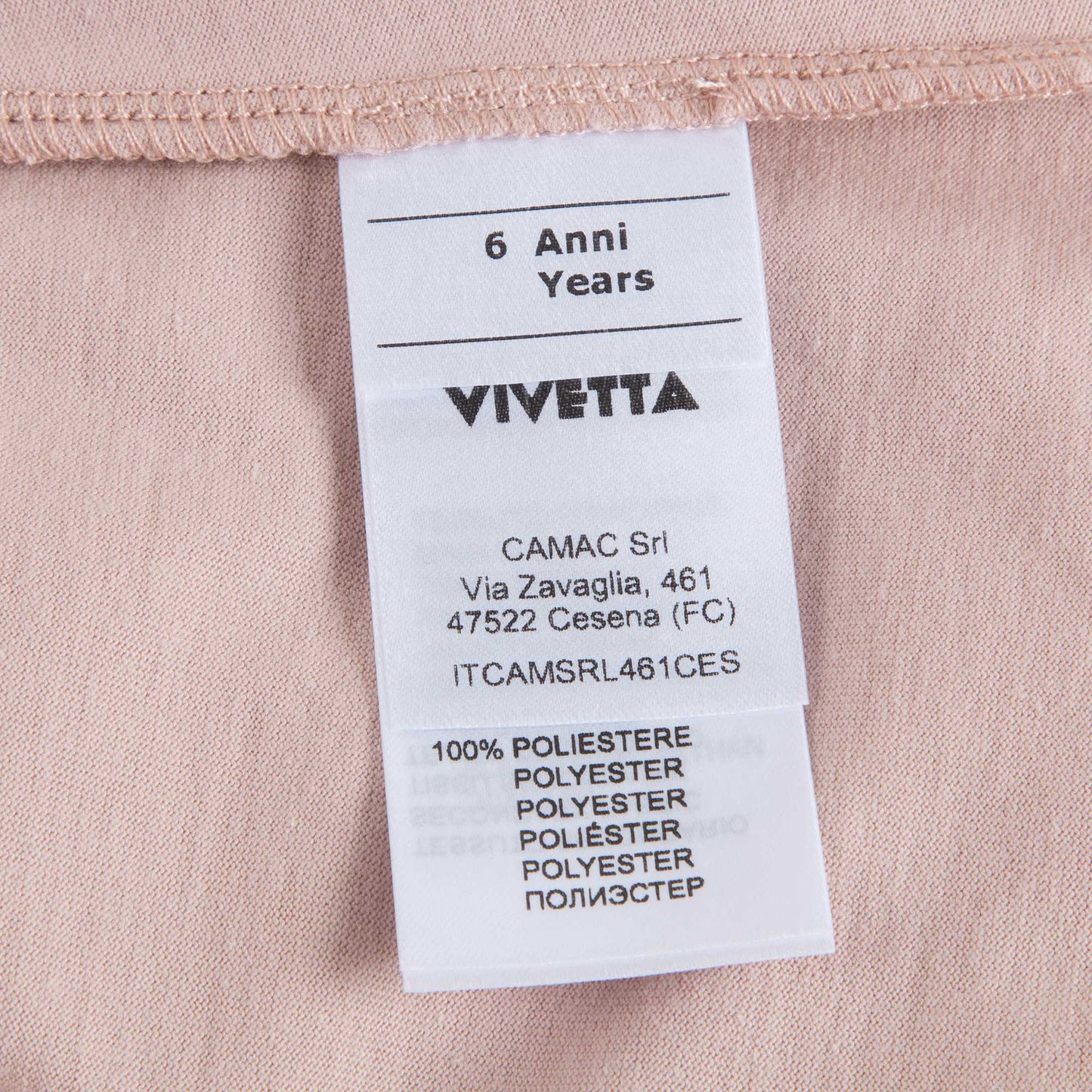 女童浅粉色连衣裙