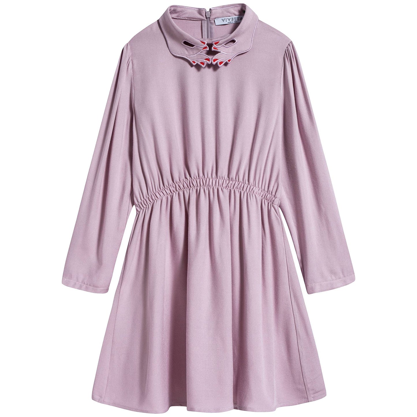 女童淡紫色连衣裙