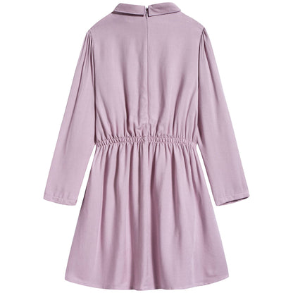 女童淡紫色连衣裙