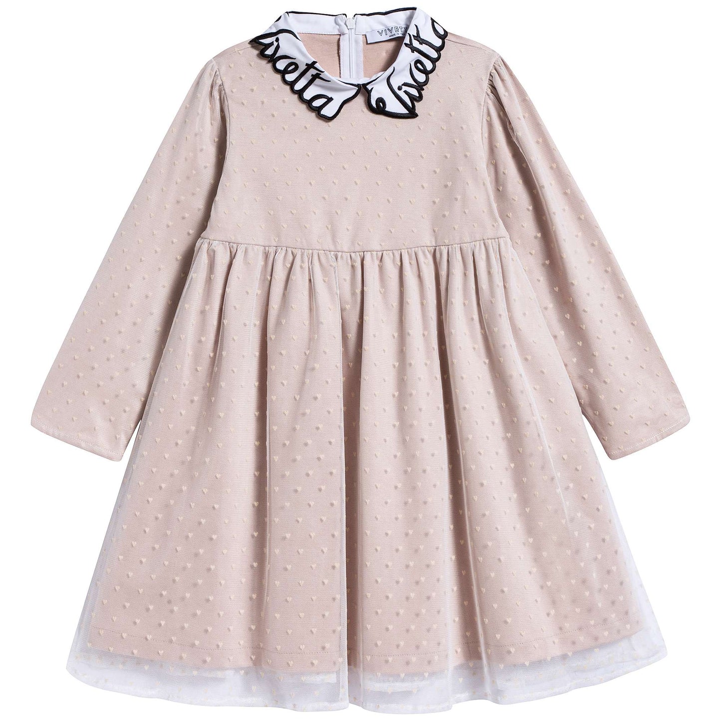 女童浅粉色连衣裙