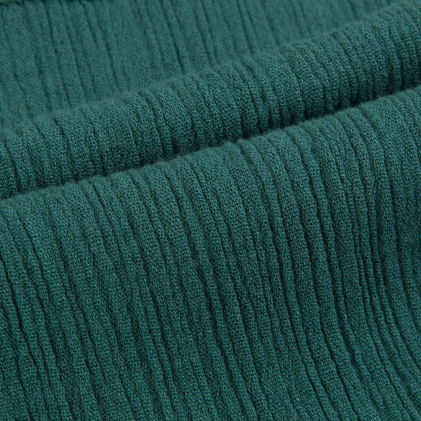 Girls & Boys Dark Green Cotton Woven Trousers