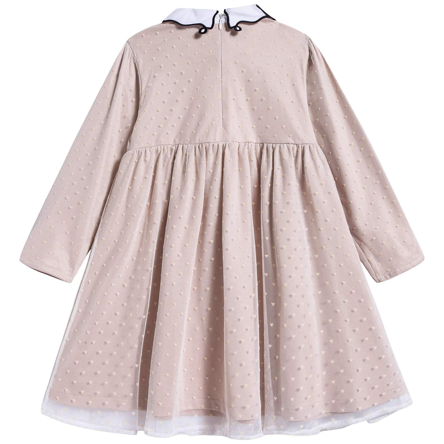 女童浅粉色连衣裙