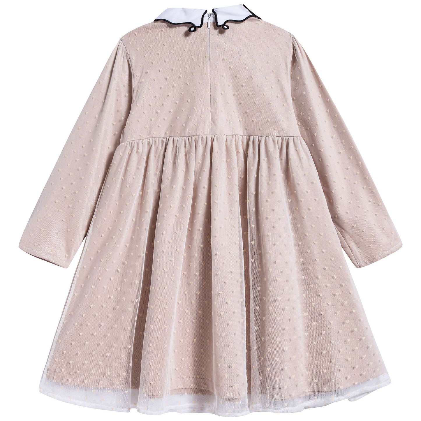 女童浅粉色连衣裙