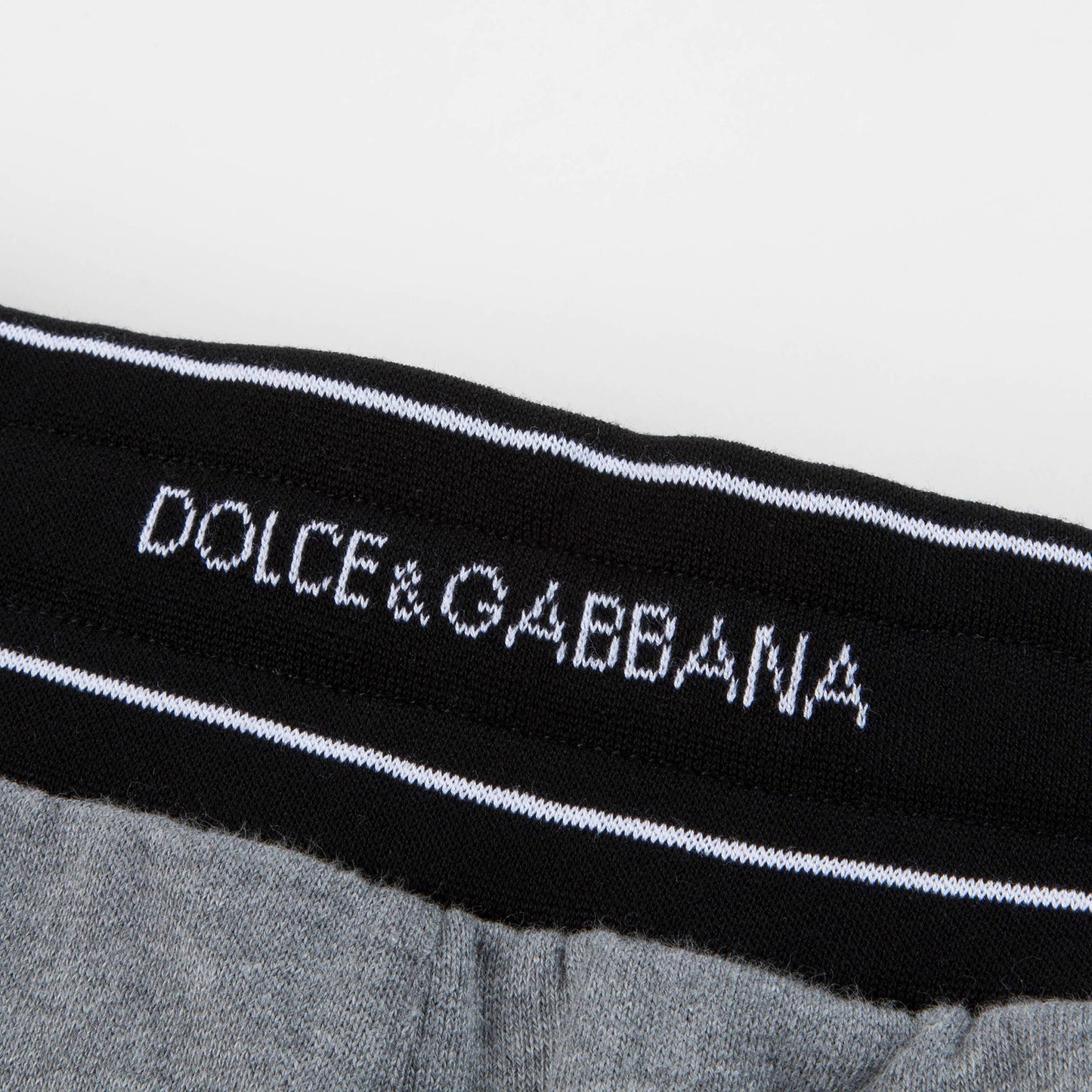 Boys Grey Logo Joggers