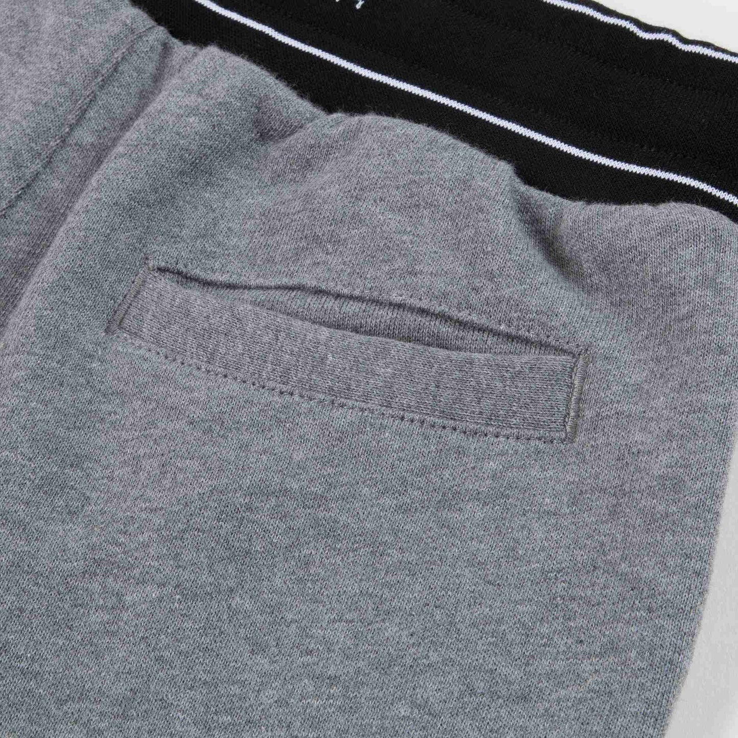 Boys Grey Logo Joggers