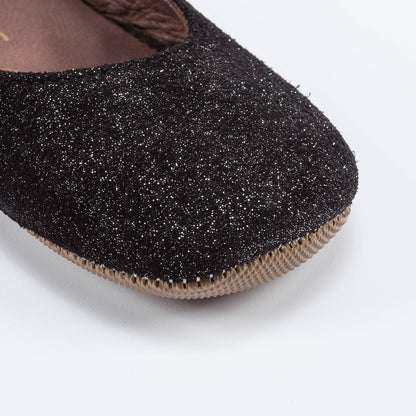 Girls Black "Spsg" Shoes