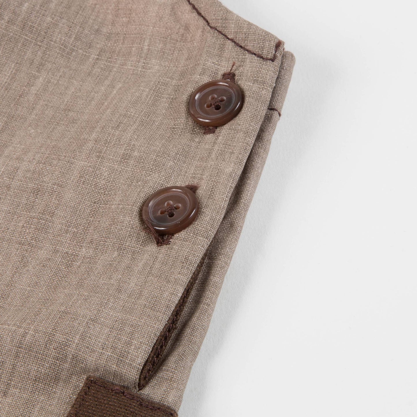 Boys & Girls Sand Woven Dungaree
