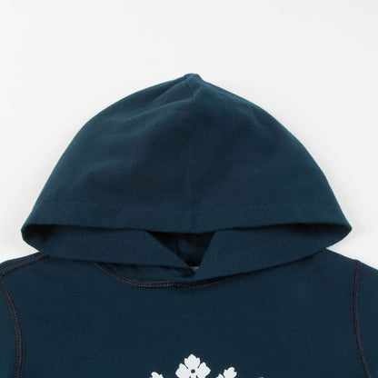 Boys Navy Blue Logo Cotton Sweatshirt
