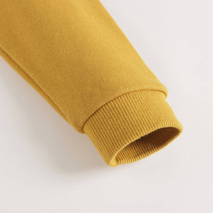 儿童黄色棉卫衣