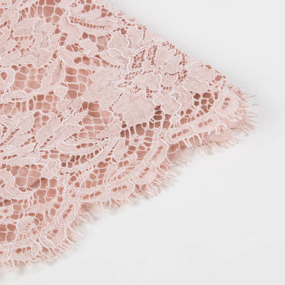 Girls Pink Lace Dress