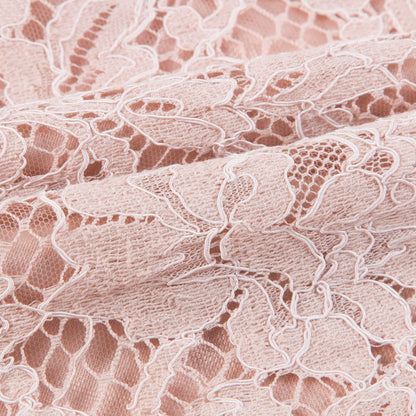 Girls Pink Lace Dress