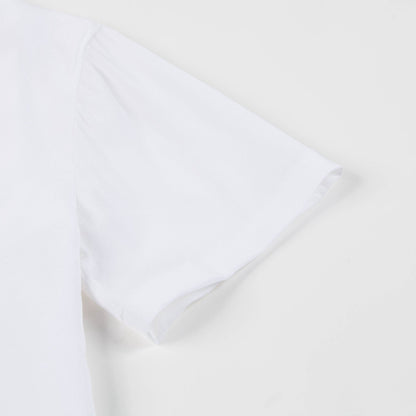 Girls White Rose T-shirt