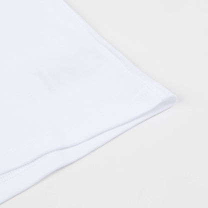 Boys White Logo Cotton T-shirt