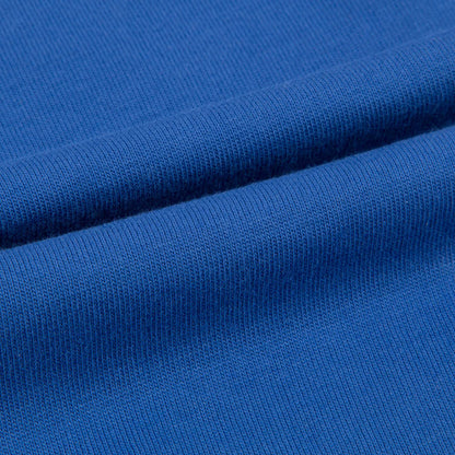 Boys White & Blue Stitching Cotton Polo Shirt