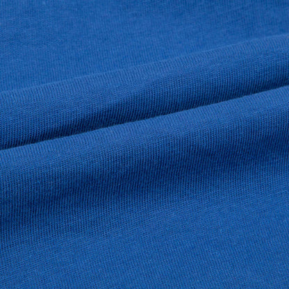 Boys White & Blue Logo Cotton Set