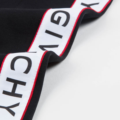 Girls Black Logo Cotton Jogging Pants
