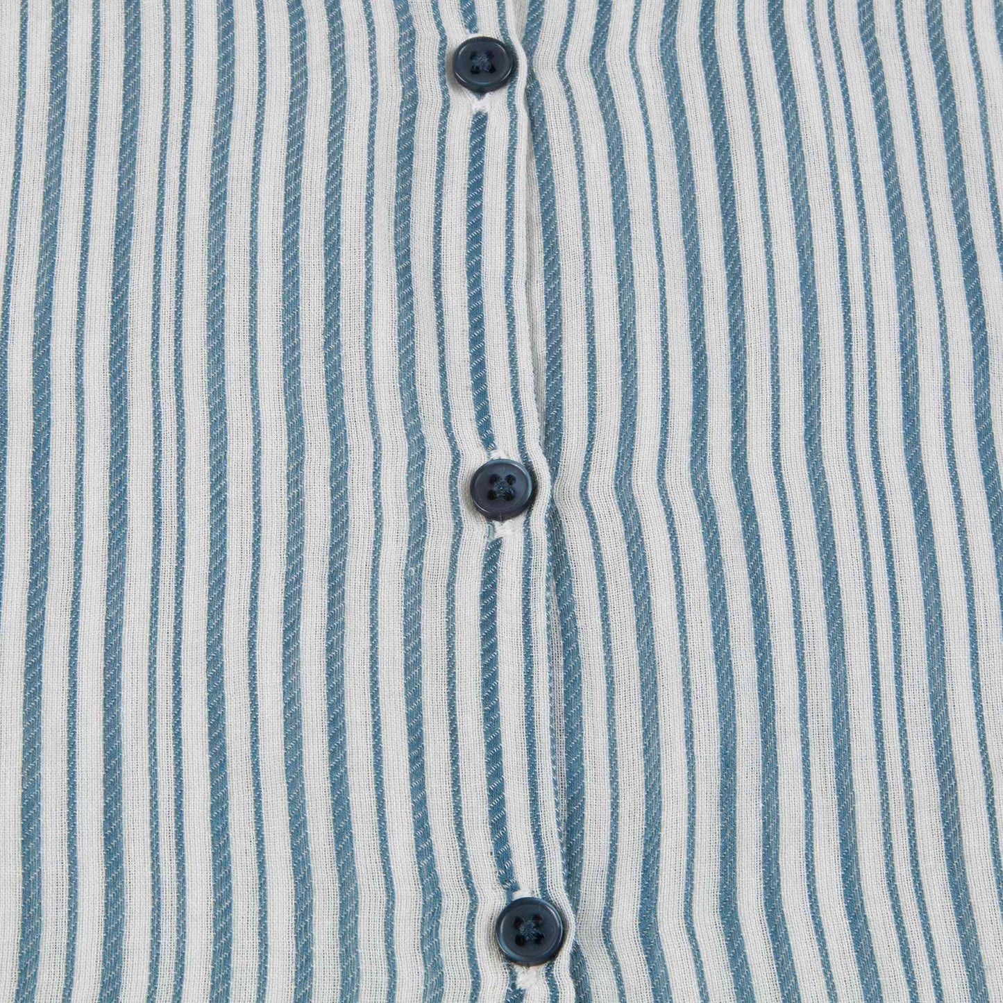 Baby Boys Blue Stripe Cotton Woven T-shirt