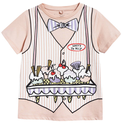 Girls Dusky Rose Anticipato Prim T-shirt