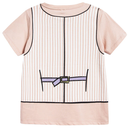 Girls Dusky Rose Anticipato Prim T-shirt