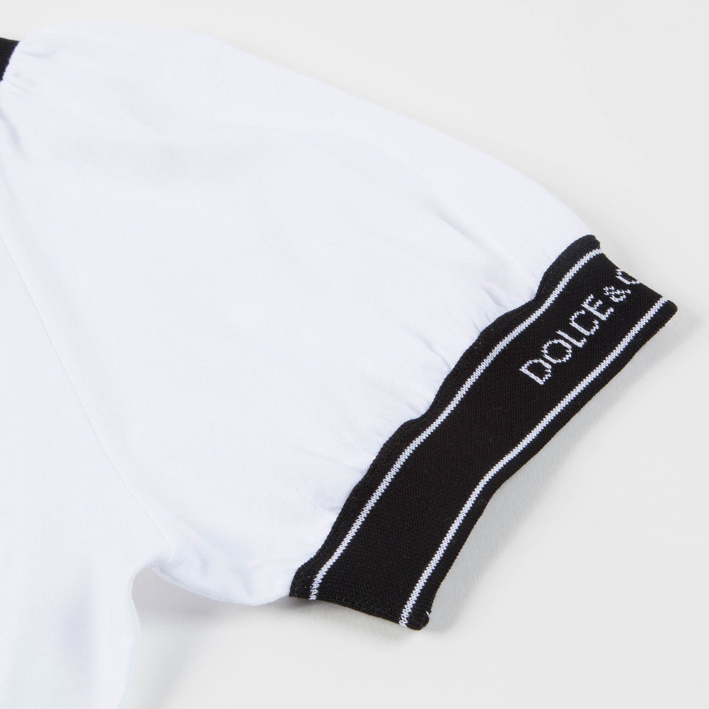 Girls White Logo Cotton T-shirt