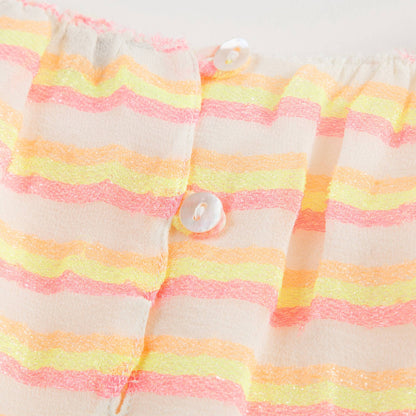 Baby Girls Candy Glitter Striped Party Dress