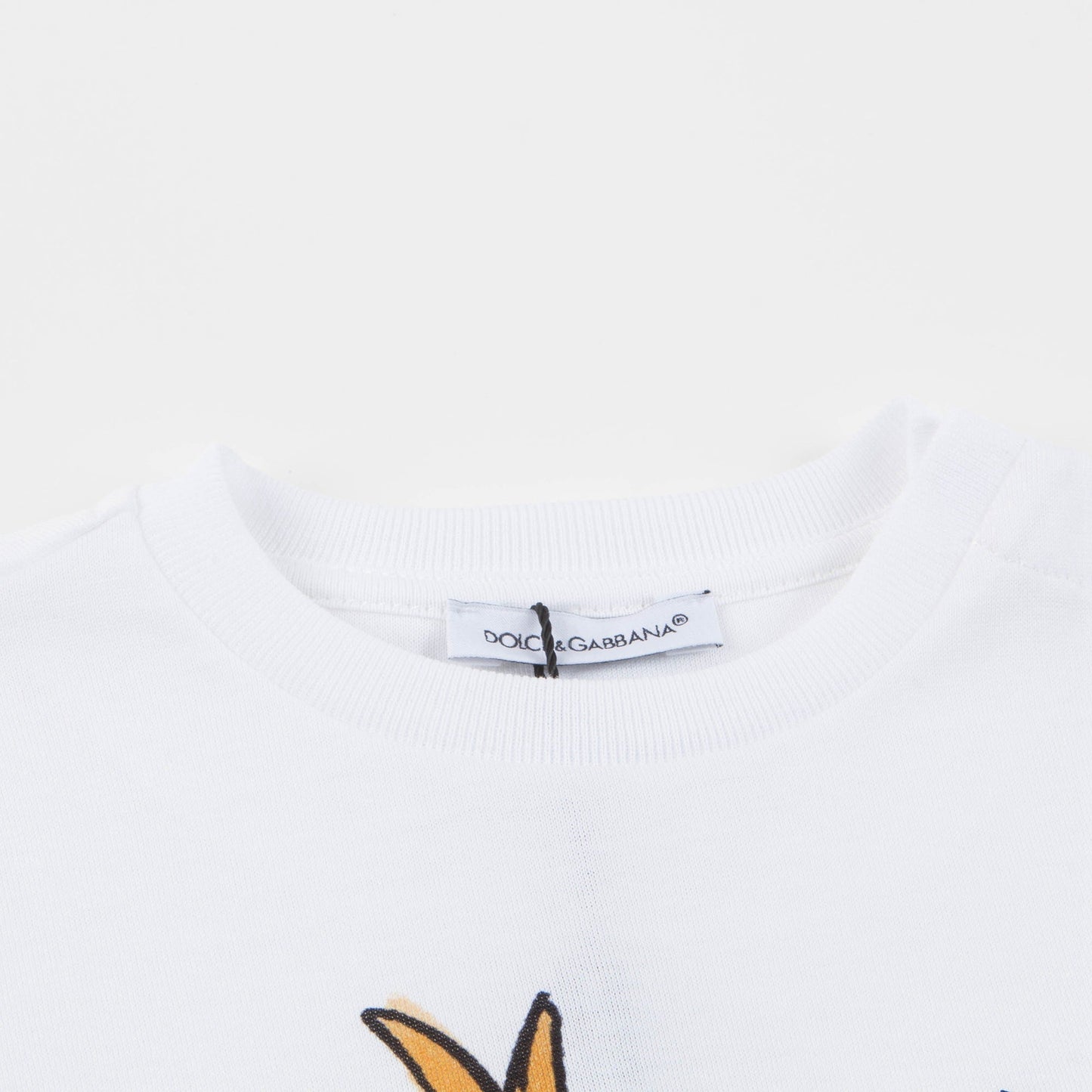 Baby White Dog Printed T-shirt