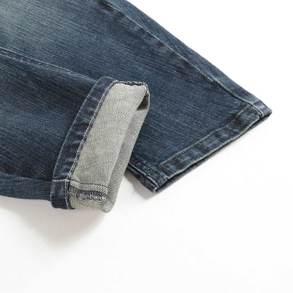 Boys &Girls Navy Denim Trousers