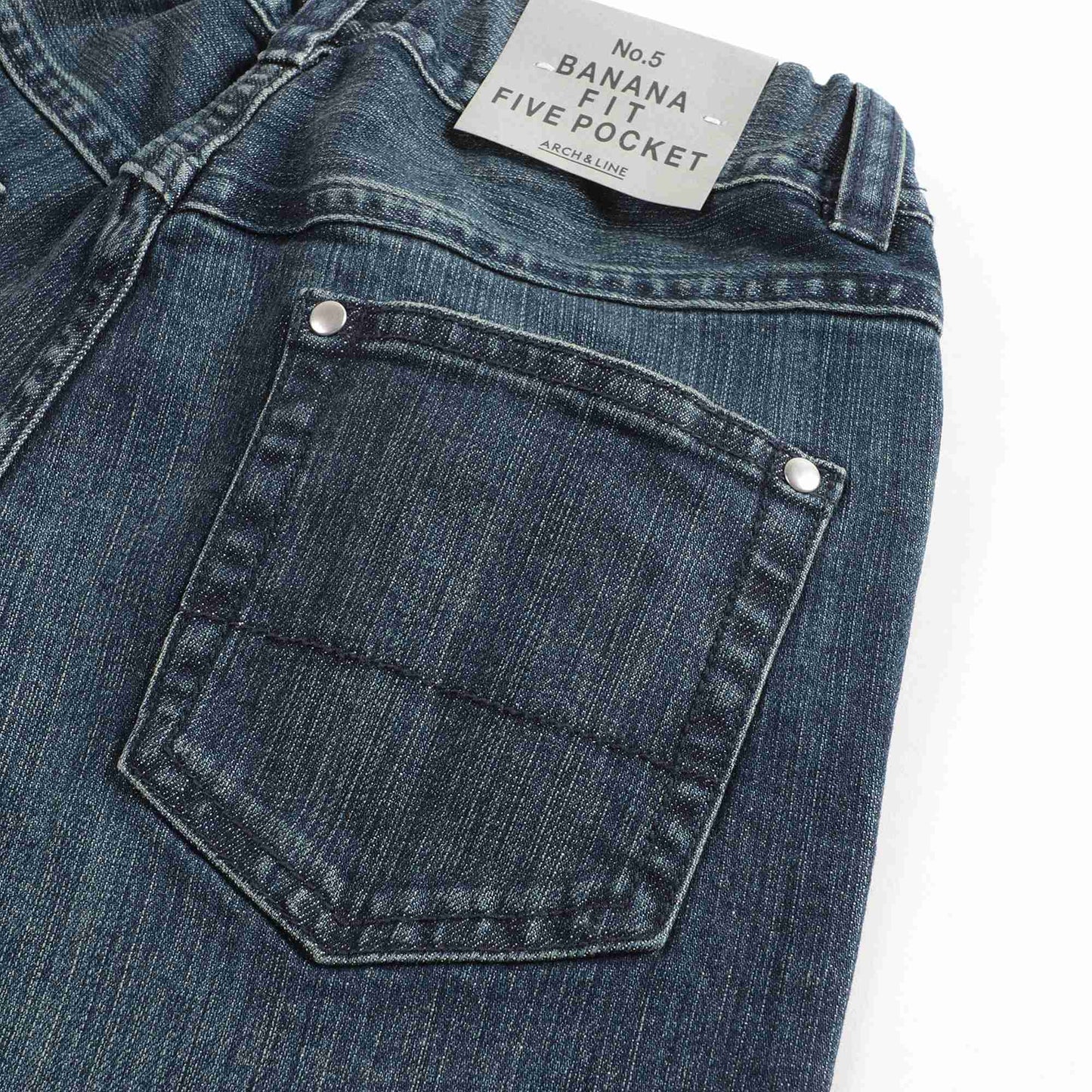 Boys &Girls Navy Denim Trousers