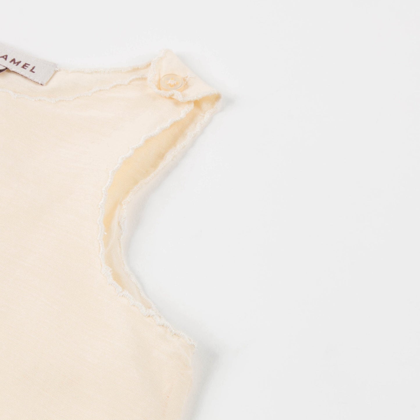 Baby Girls Pale Yellow Cotton Woven Top