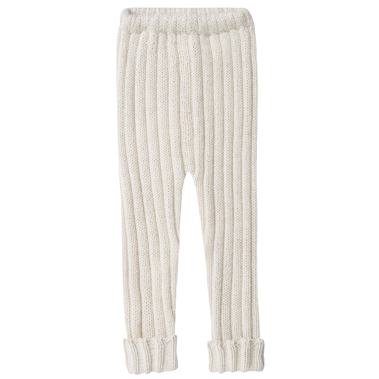 Baby White Alpaca Wool Trousers