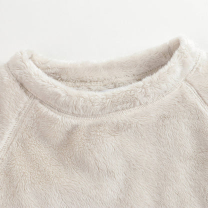 儿童奶油白卫衣