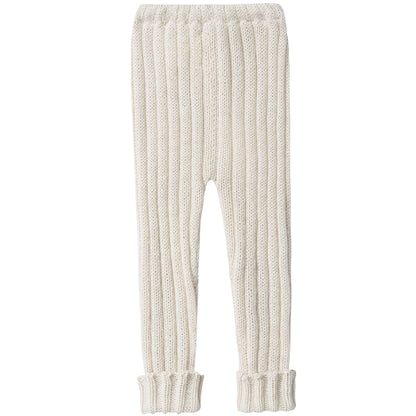 Baby White Alpaca Wool Trousers