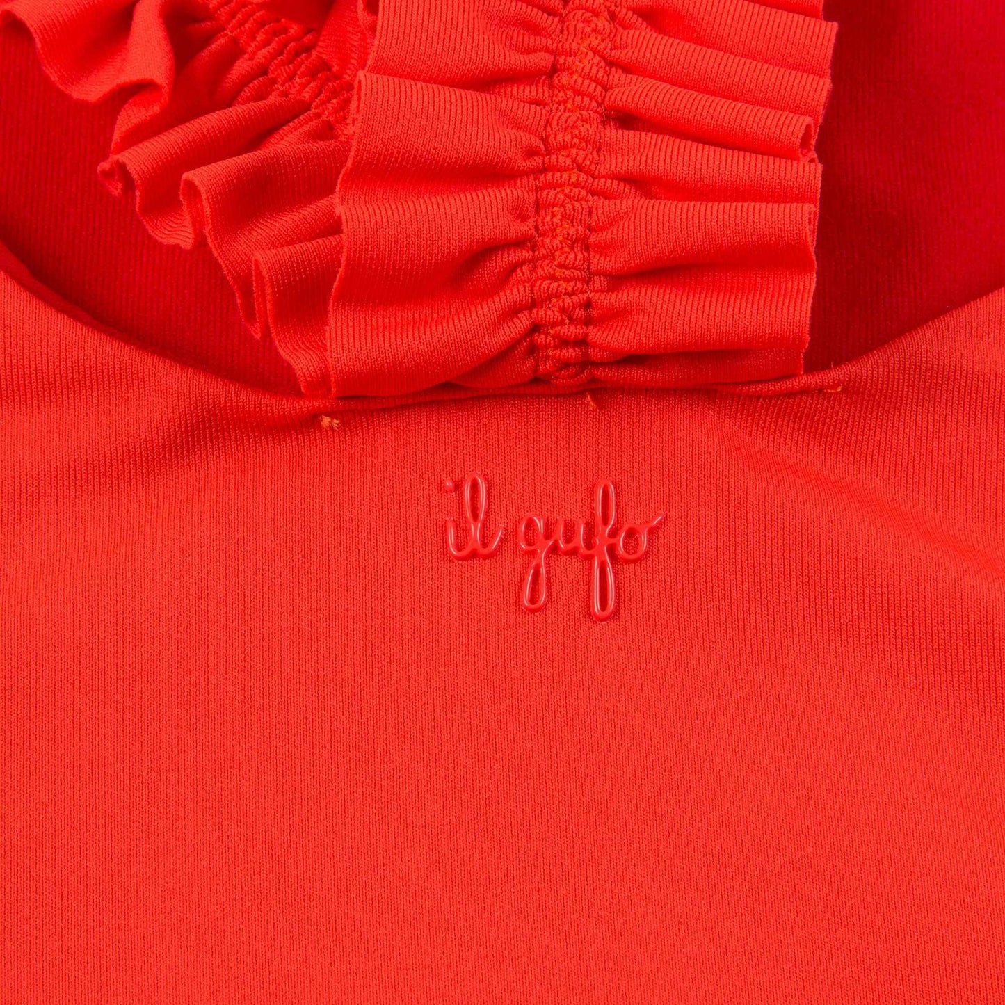 Girls Dark Orange Bathing Suit