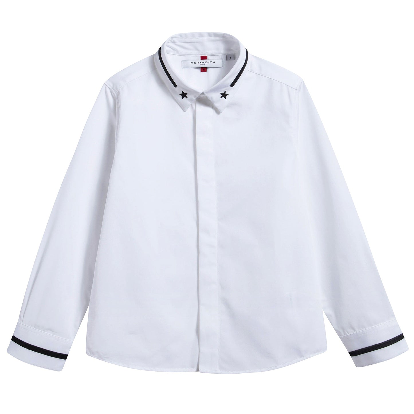 Boys White Logo Cotton T-shirt