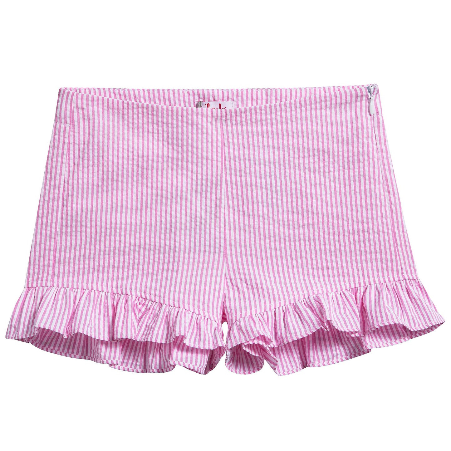 Girls Azalea Pink Cotton Shorts