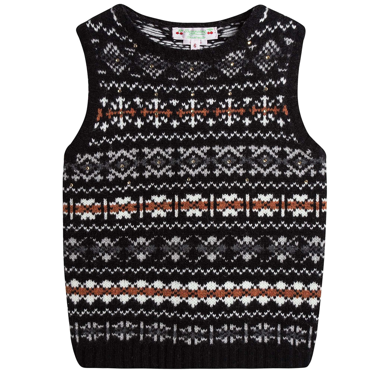Girls Black & Grey Slip Overs