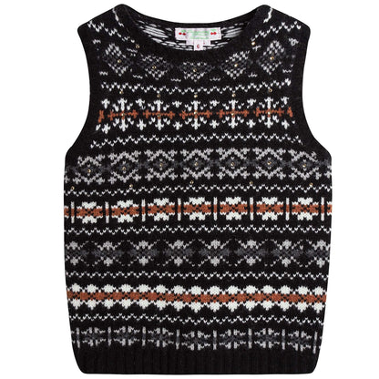 Girls Black & Grey Slip Overs