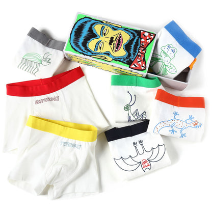 Boys White Anticipato Prim Underwear 7 Pack Gift Set