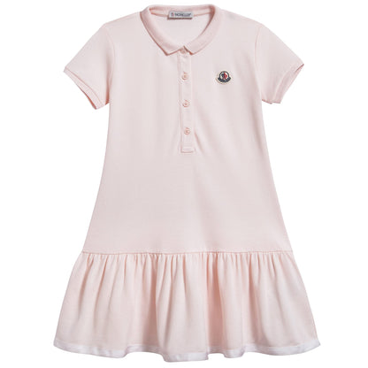 Girls Pink "Abito  Maniche  Corte" Dress