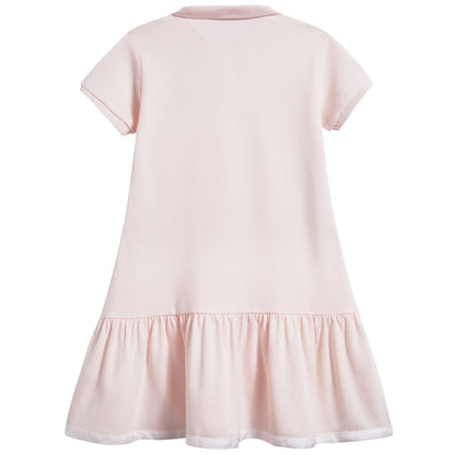 Girls Pink "Abito  Maniche  Corte" Dress