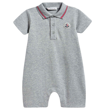 Baby Boys Grey "Pagliaccetto" Babysuit