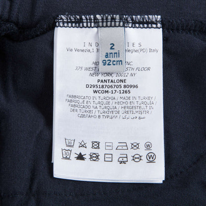 Boys Blue Cotton Trousers