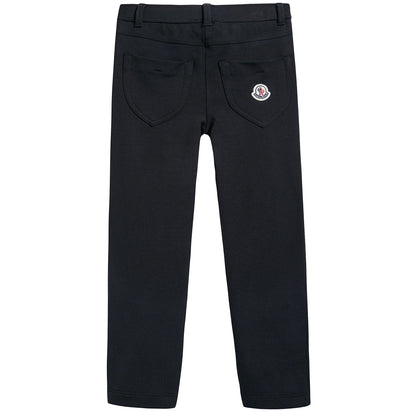 Girls Black "Pantalone" Leggings
