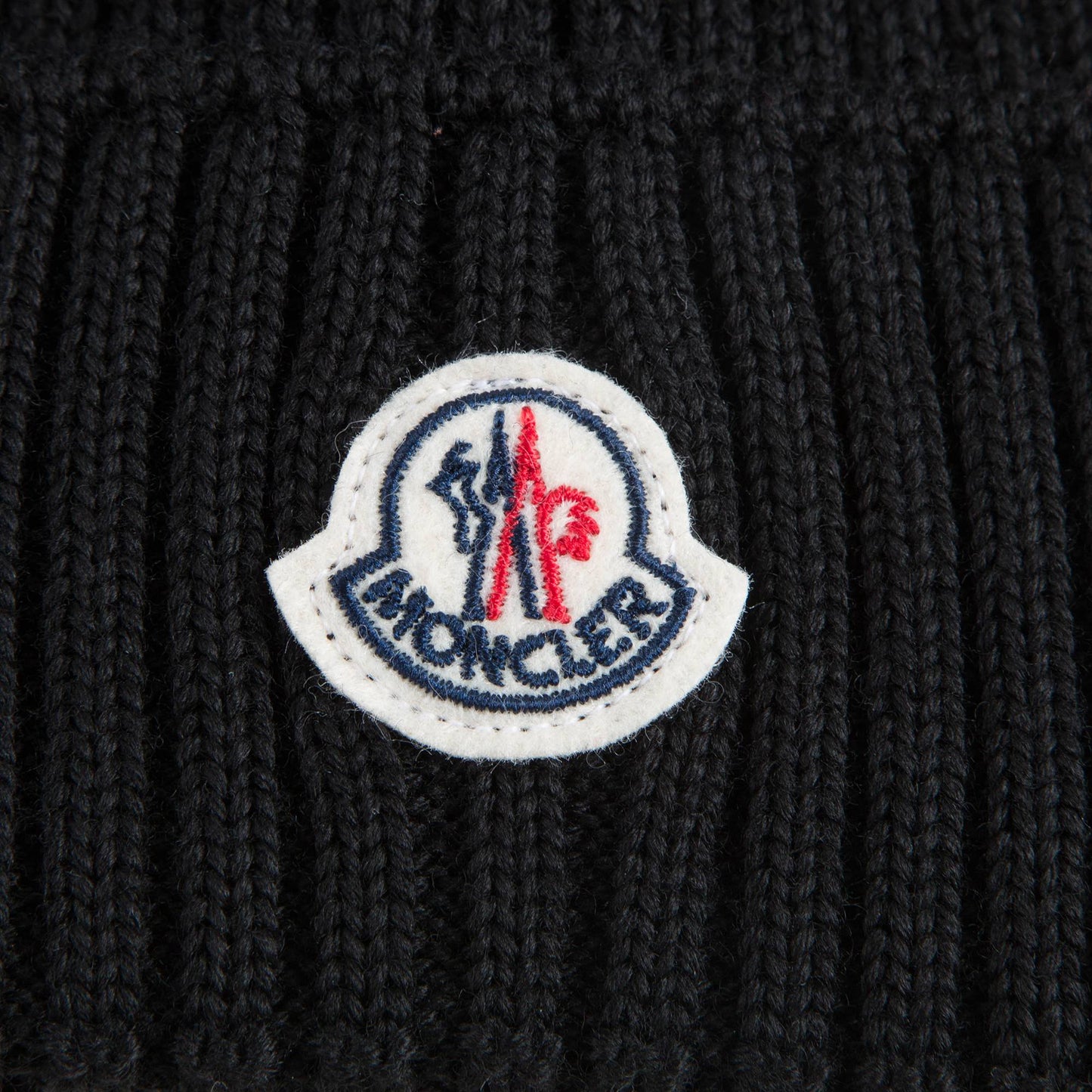 Girls Black "BERRETTO" Virgin Wool Hats