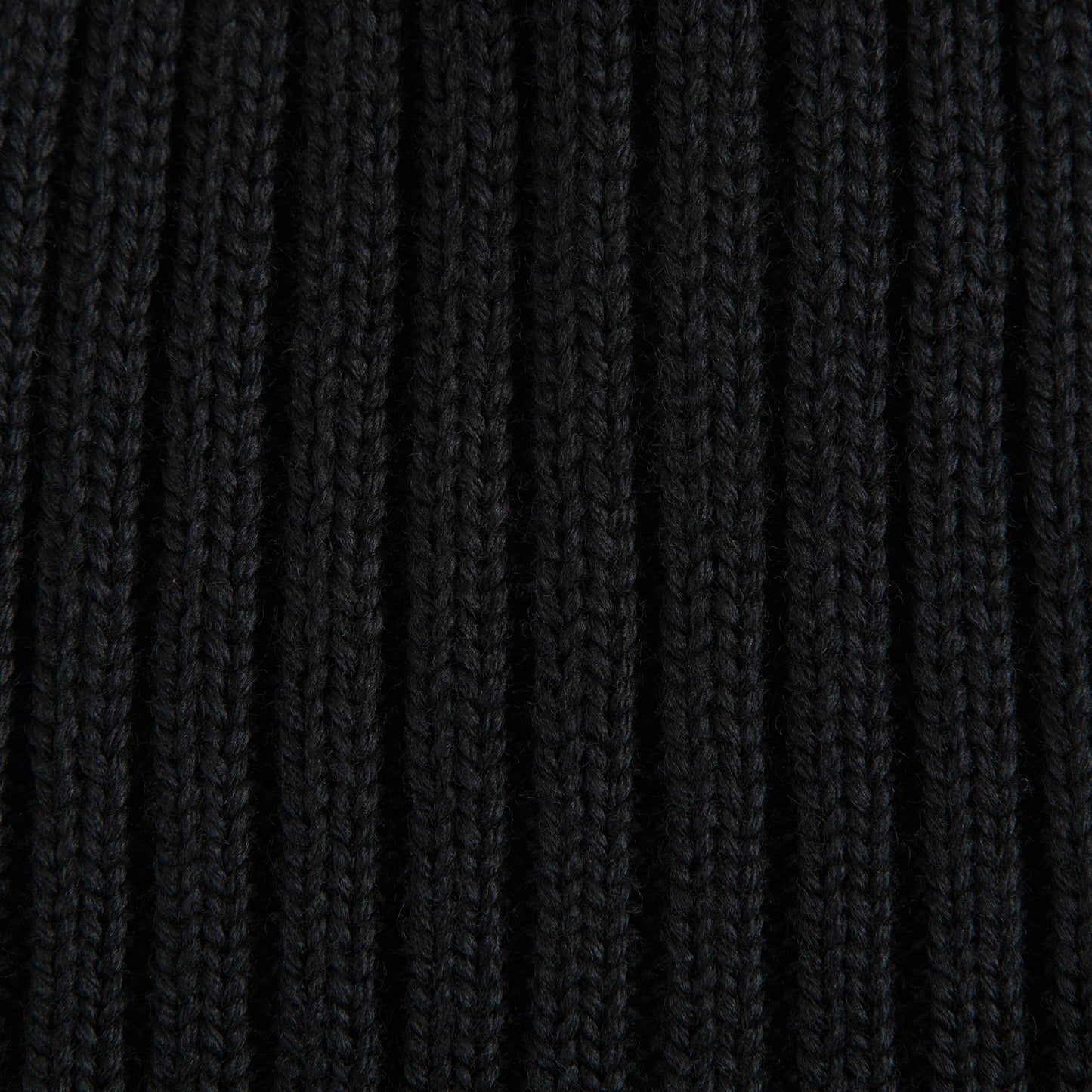 Girls Black "BERRETTO" Virgin Wool Hats