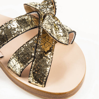 Girls Dore Cuir Sandals