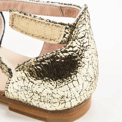 Girls Dore Cuir Sandals
